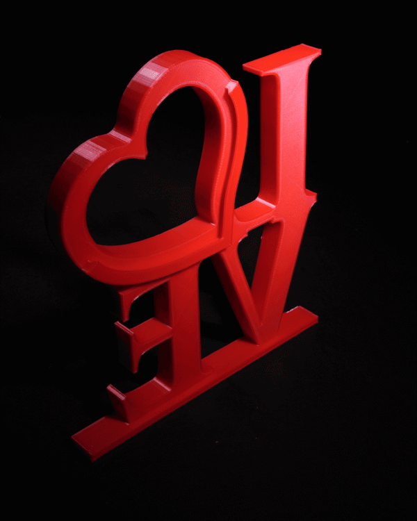 Sinal de amor de litofania - Image 2