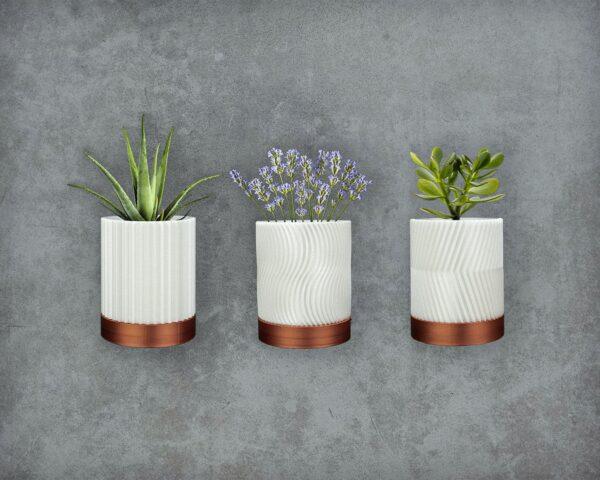Conjunto de vasos de parede CYLINDRIX