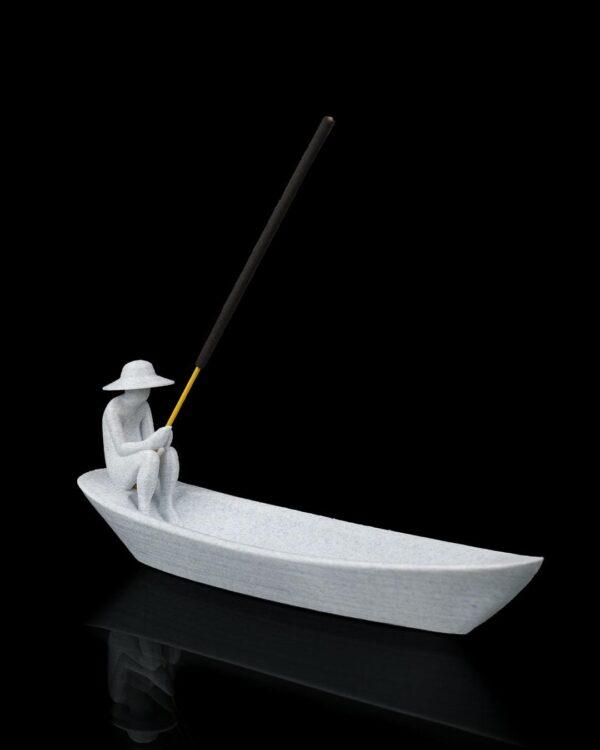 Barco com Pescador