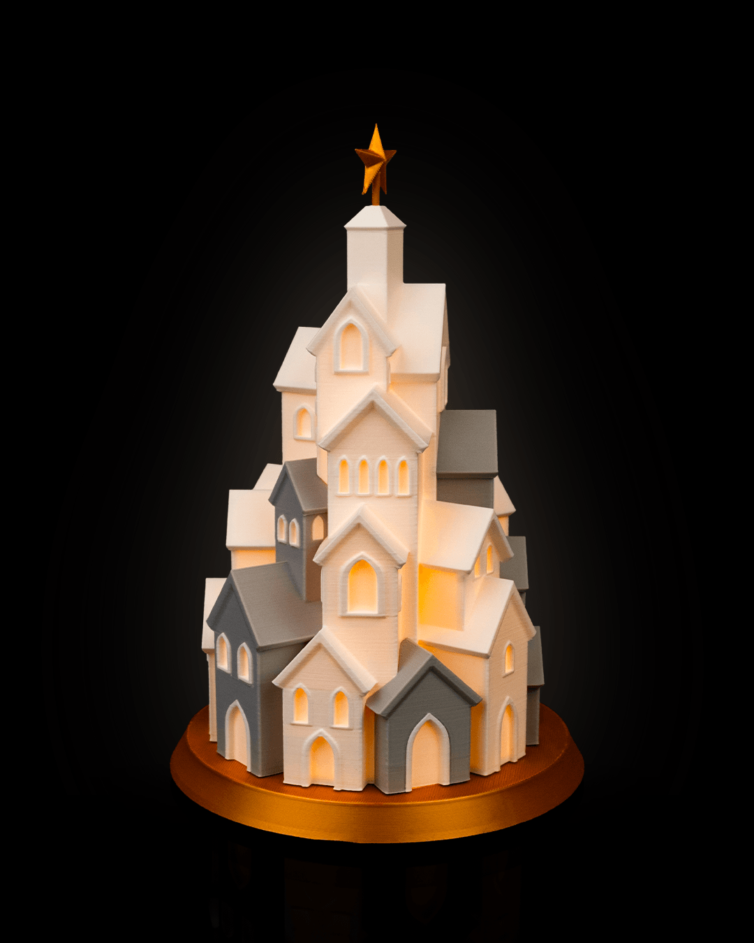 Vila Natalina 3D Iluminada - Imagem 6