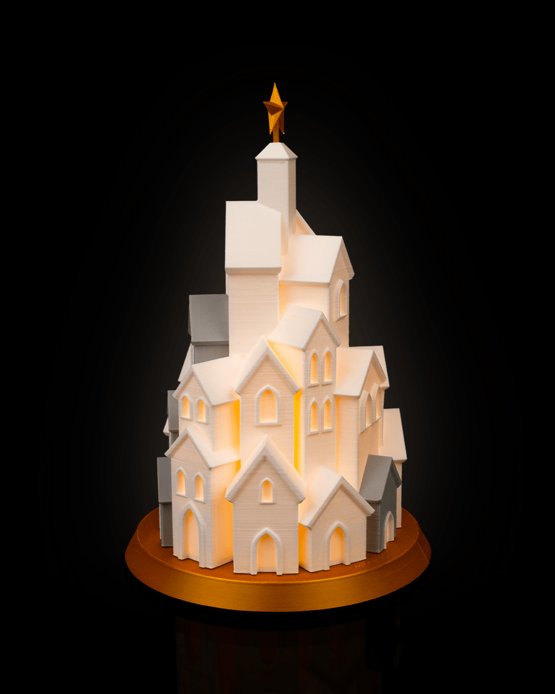 Vila Natalina 3D Iluminada - Imagem 3